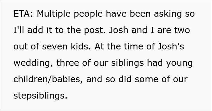 "I Called Him A Hypocrite": Guy Makes Snide Remarks Over Sister's Childfree Wedding, Is Called Out