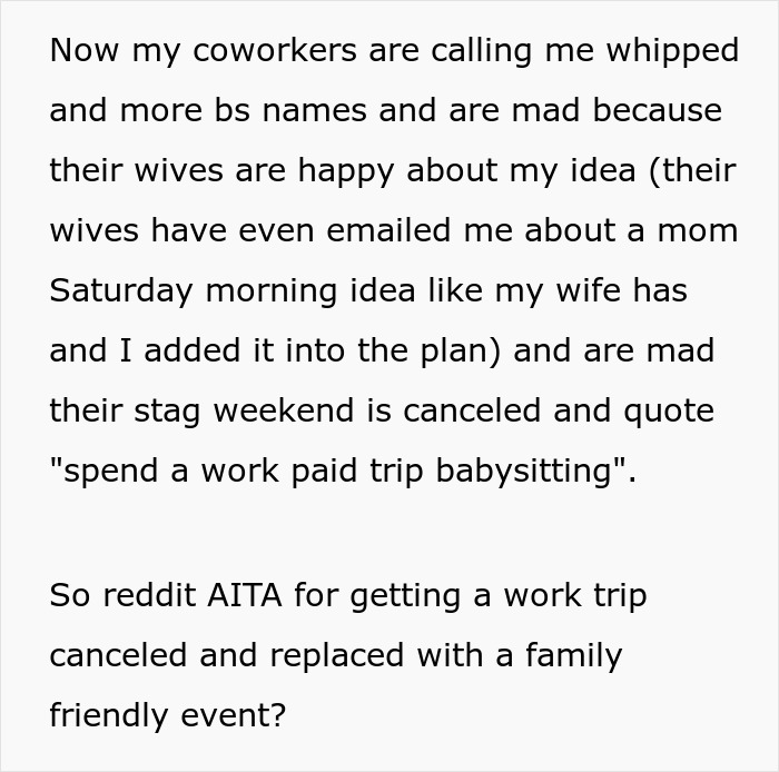 “Mad Because Their Wives Are Happy”: Man Refuses To Go On Male-Only Trip, Gets Insulted “Mad Because Their Wives Are Happy”: Man Refuses To Go On Male-Only Trip, Gets Insulted