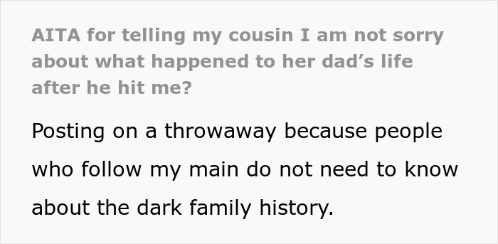 Man’s Life Is Ruined After He Hits His 8 Y.O. Niece, Years Later His Daughter Can’t Let It Go Man’s Life Is Ruined After He Hits His 8 Y.O. Niece, Years Later His Daughter Can’t Let It Go