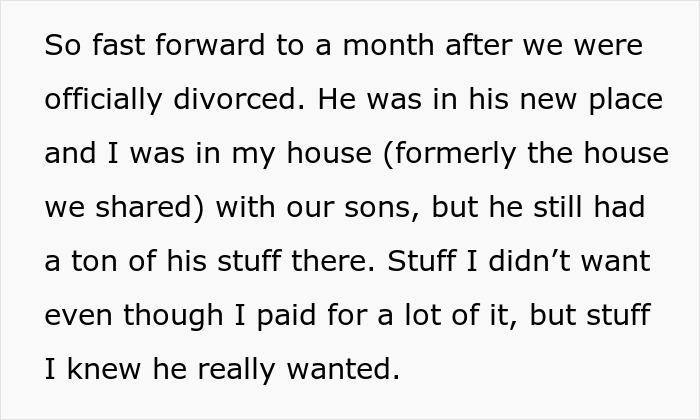 “Without A Care In The World”: Man Livid After Ex-Wife Maliciously Complies With His Demand “Without A Care In The World”: Man Livid After Ex-Wife Maliciously Complies With His Demand