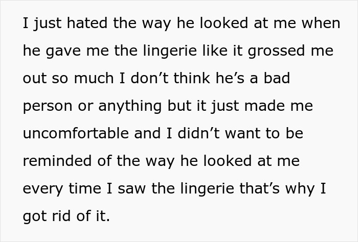 Friend's Brother Gets Livid Over This 19 Y.O. Throwing Away His Pricey Lingerie Birthday Gift Friend's Brother Gets Livid Over This 19 Y.O. Throwing Away His Pricey Lingerie Birthday Gift