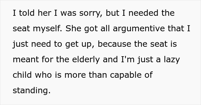 “I Needed The Seat”: Teen Leaves Karen Red-Faced After Showing Her Why She Can’t Have Her Seat “I Needed The Seat”: Teen Leaves Karen Red-Faced After Showing Her Why She Can’t Have Her Seat