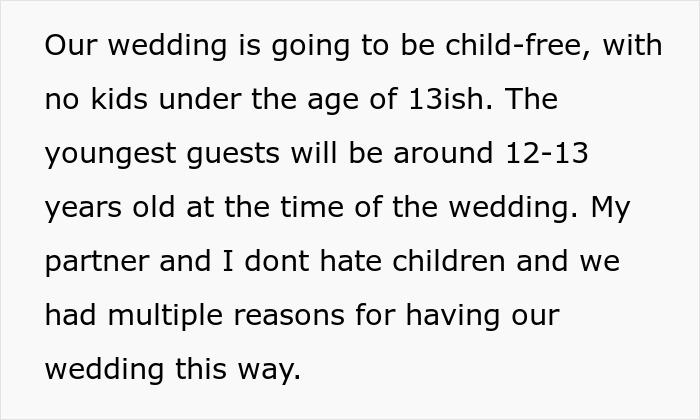 "I Called Him A Hypocrite": Guy Makes Snide Remarks Over Sister's Childfree Wedding, Is Called Out