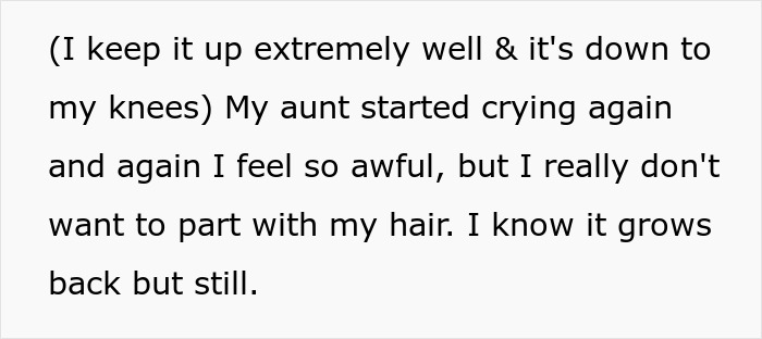 Teen Struggles To Handle The Pressure After Family Demands She Shave Her Head For Aunt Teen Struggles To Handle The Pressure After Family Demands She Shave Her Head For Aunt