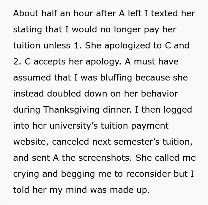 People Beg Dad To Reconsider Canceling Daughter’s Tuition After She Called His GF A “Fat Pig”