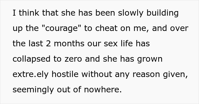Man Suspected Wife Was Cheating, Gets Proved Right, And Has To Live With The Idea Of An Open Marriage Man Suspected Wife Was Cheating, Gets Proved Right, And Has To Live With The Idea Of An Open Marriage