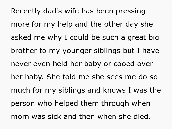 Teen Called Disgusting For Refusing To Take Care Of Newborn Baby That Came From His Dad’s Affair Teen Called Disgusting For Refusing To Take Care Of Newborn Baby That Came From His Dad’s Affair