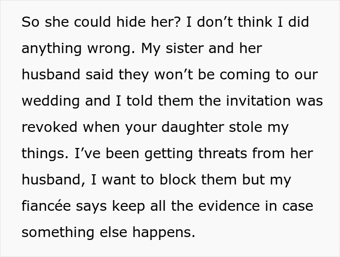 Niece Brazenly Burgles Aunt’s Home, Her Mom Flips When Aunt Doesn’t Warn About The Cops Coming 