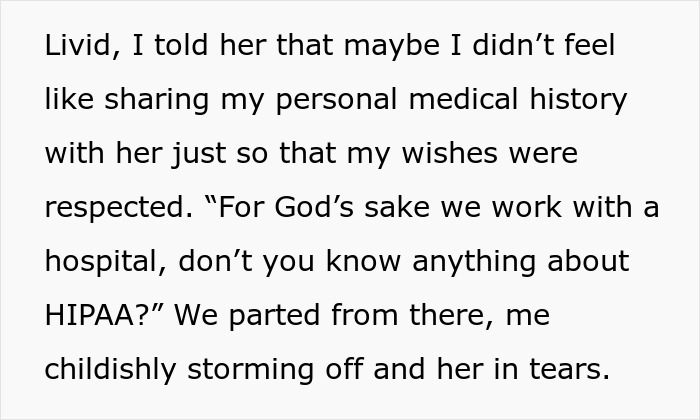 Woman Left In Tears After Coworker Demands She Stop Feeding Him Woman Left In Tears After Coworker Demands She Stop Feeding Him