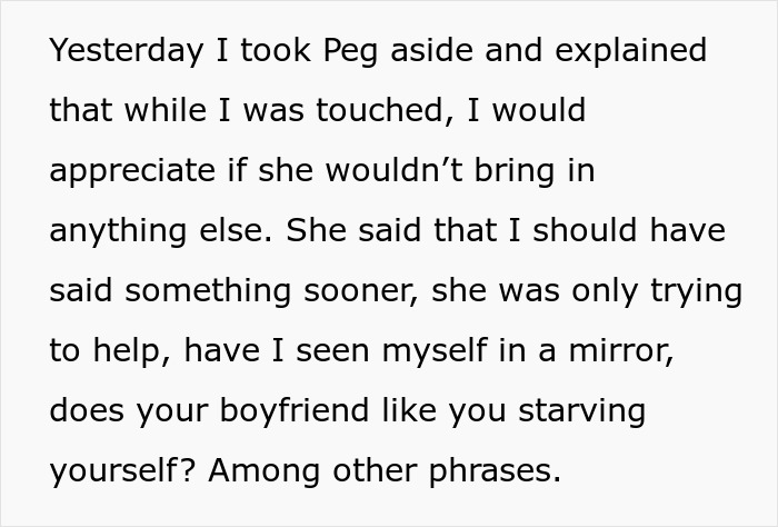 Woman Left In Tears After Coworker Demands She Stop Feeding Him Woman Left In Tears After Coworker Demands She Stop Feeding Him