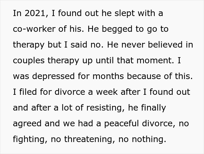 Guy Who Ignored Wife During Marriage Suddenly Wants His Old Life Back After Their Divorce
