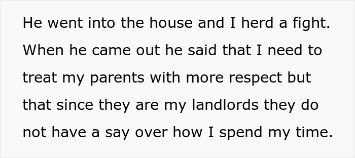 “Good Luck With That”: Parents Try To Ground 20 Y.O. Business Owner Who Pays Them Rent “Good Luck With That”: Parents Try To Ground 20 Y.O. Business Owner Who Pays Them Rent