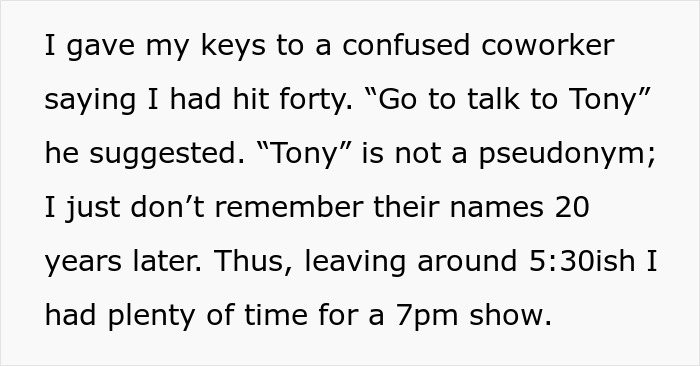 Worker Enjoys Film Premiere Mid-Shift, Comes To Work The Next Day To A Confused Manager Worker Enjoys Film Premiere Mid-Shift, Comes To Work The Next Day To A Confused Manager