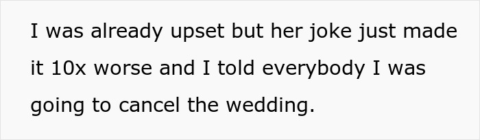 Bride's Family Bets Fiance Will End Marriage Because She Isn't Submissive, So She Cancels Wedding