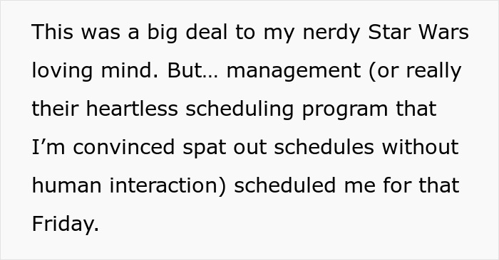 Worker Enjoys Film Premiere Mid-Shift, Comes To Work The Next Day To A Confused Manager