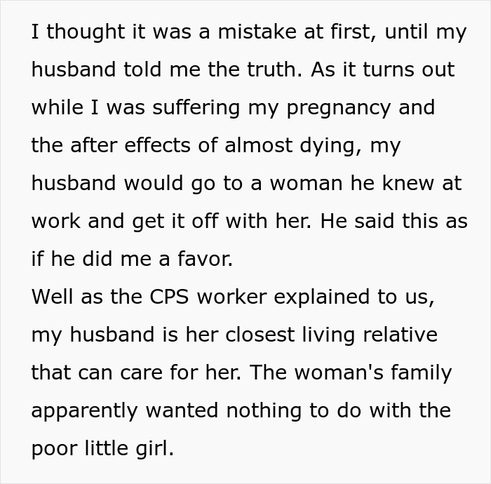 “My Husband’s Affair Daughter Was Dropped Off At Our House 2 Weeks Ago And It’s Causing Issues” “My Husband’s Affair Daughter Was Dropped Off At Our House 2 Weeks Ago And It’s Causing Issues”