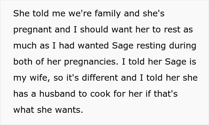 Chef Who Cooked And Cared For Wife While She Was Pregnant Is Shocked When SIL Demands Same Treatment Chef Who Cooked And Cared For Wife While She Was Pregnant Is Shocked When SIL Demands Same Treatment