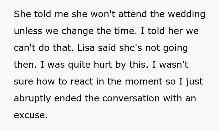 “He Takes A Nap At 12”: Bride Snaps After Entitled Sister Refuses To Attend Her Wedding “He Takes A Nap At 12”: Bride Snaps After Entitled Sister Refuses To Attend Her Wedding