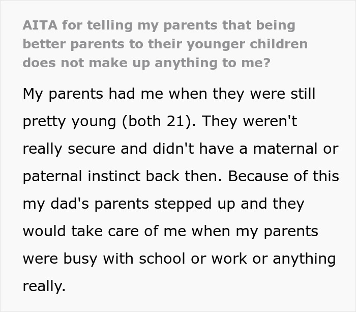 Parents Wonder Why Their 17 Y.O. Is So Distant After They Neglected Him But Not His Siblings