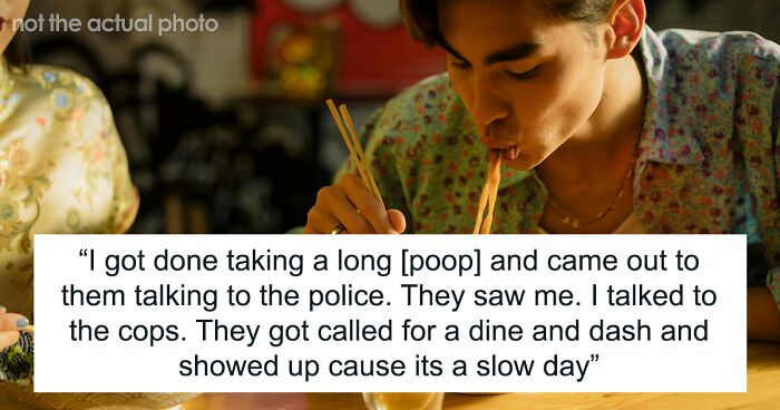 Customer Can’t Hold It In, Runs To Bathroom With Bill Left Unpaid, Is Welcomed Back By Police