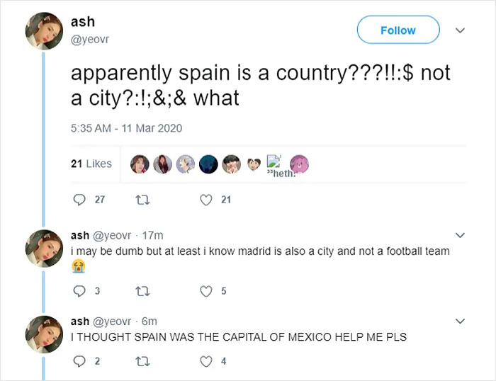 Apparently Spain Is The Capital Of Mexico