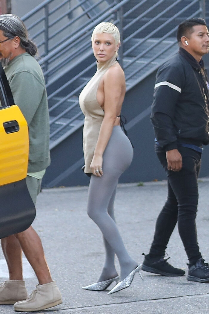 Kim Kardashian, Who Once Said Kanye West “Always Dressed [Her],” Seen In Outfit That Screams Bianca Censori