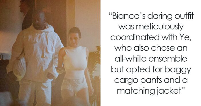 Bianca Censori Seen In Revealing Hot Pants After Kanye Makes Vulgar Comment About Her In Interview