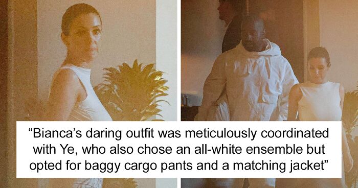 Bianca Censori Seen In Revealing Hot Pants After Kanye Makes Vulgar Comment About Her In Interview