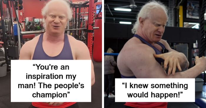 Blind, Albino Bodybuilder Inspires Thousands After Low-Point Post Goes Viral