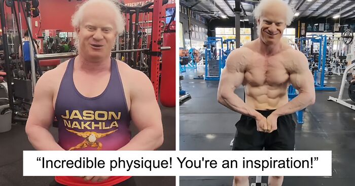 Blind, Albino Bodybuilder Inspires Thousands After Low-Point Post Goes Viral