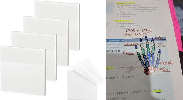  Transparent Sticky Notes Are Clear-ly The Superior Way Of Taking Notes