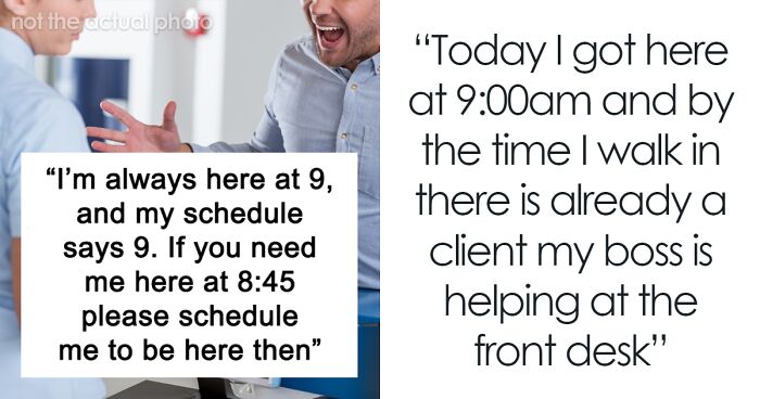 Employee Refuses To Follow Boss’s Demands To Show Up Earlier