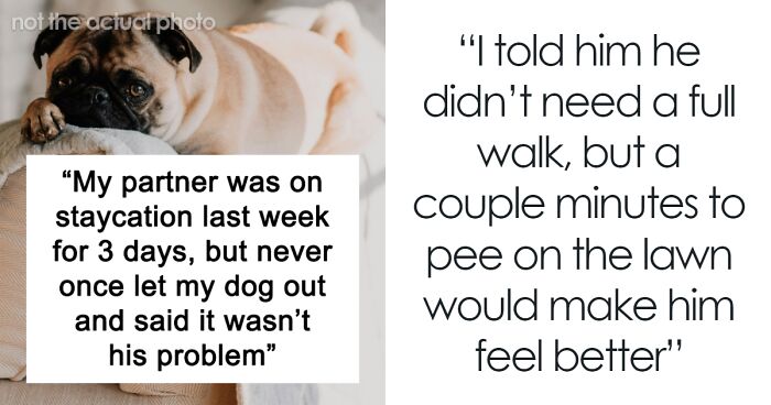 Man Thinks He’ll Be ‘Spoiling’ GF’s Dog By Walking Him During His Staycation, Gets Dumped
