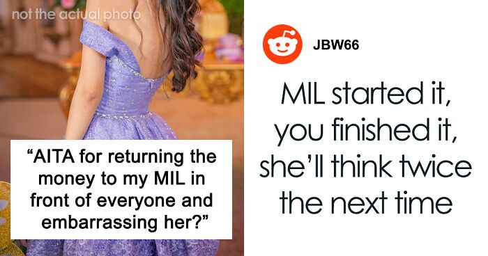 “AITA For Returning The Money To My MIL In Front Of Everyone, Embarrassing Her?”