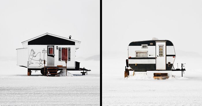 This Photographer Documented Ontario’s Lake Simcoe Ice Fishing Phenomenon (80 Pics)
