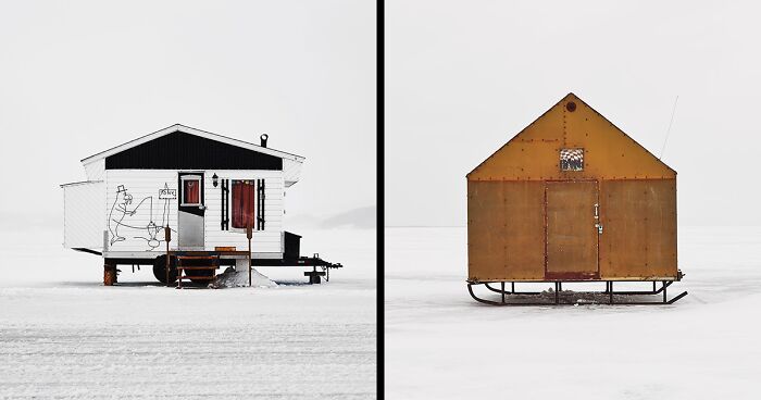 This Photographer Documented Ontario’s Lake Simcoe Ice Fishing Phenomenon (80 Pics)