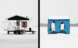 This Photographer Documented Ontario's Lake Simcoe Ice Fishing Phenomenon (80 Pics)