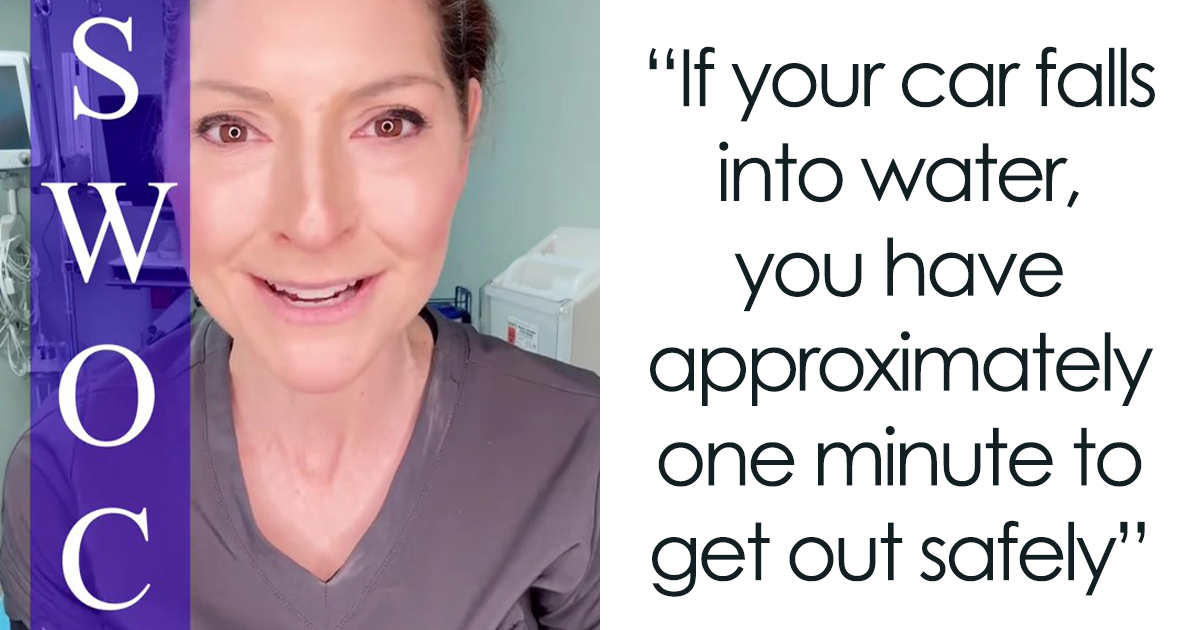 ER Doctor Lists 4 Things To Remember If Your Car Falls Into Water, People Online Are Thanking Her - Vimarsana News