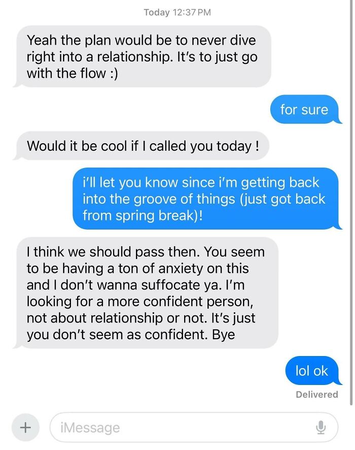 This Red Flag From A Guy Who Essentially Harassed This Woman With Texts For Days, Then Threw This At Her