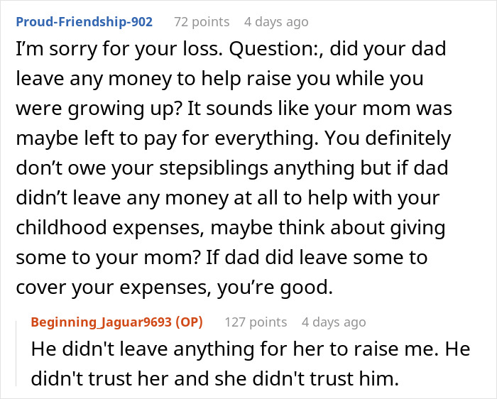 Teen Unexpectedly Inherits A ‘Crazy’ Inheritance From Dad, Drama Ensues When Mom Finds Out Teen Unexpectedly Inherits A ‘Crazy’ Inheritance From Dad, Drama Ensues When Mom Finds Out