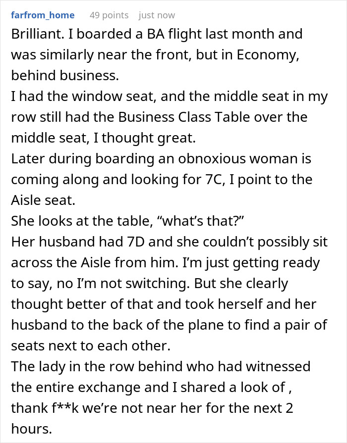“So You ARE In The Wrong Seat”: Lady Embarrasses Traveler, Gets Stuck In A Row Full Of People “So You ARE In The Wrong Seat”: Lady Embarrasses Traveler, Gets Stuck In A Row Full Of People