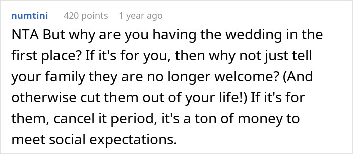 Bride's Family Bets Fiance Will End Marriage Because She Isn't Submissive, So She Cancels Wedding Bride's Family Bets Fiance Will End Marriage Because She Isn't Submissive, So She Cancels Wedding