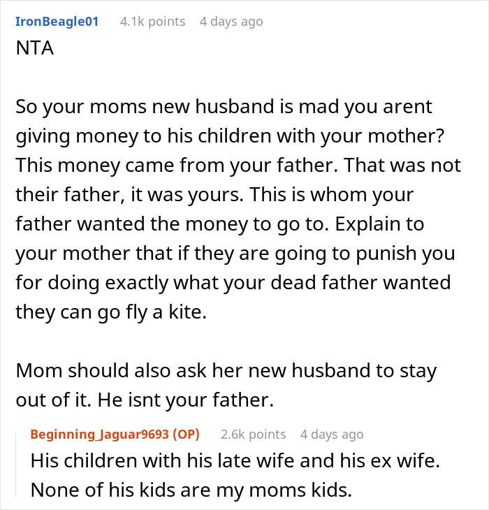 Teen Unexpectedly Inherits A ‘Crazy’ Inheritance From Dad, Drama Ensues When Mom Finds Out Teen Unexpectedly Inherits A ‘Crazy’ Inheritance From Dad, Drama Ensues When Mom Finds Out