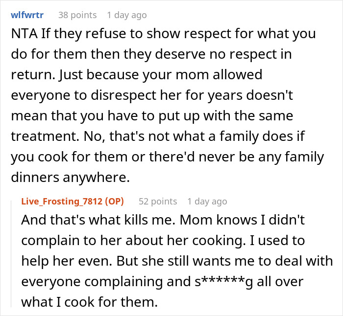 Teen Can't Keep Up With Family's Food Preferences, Starts Cooking Only For Himself, It Angers Family Teen Can't Keep Up With Family's Food Preferences, Starts Cooking Only For Himself, It Angers Family