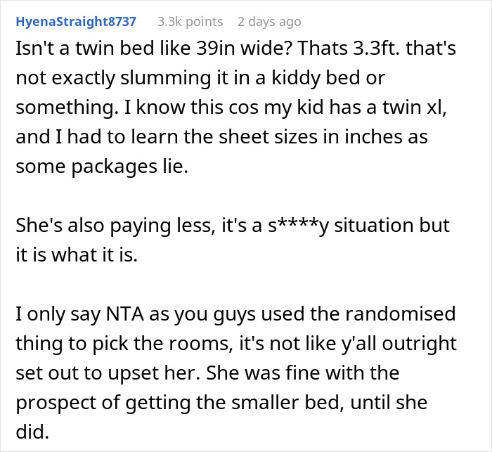 Obese Woman Turns To Friend Asking To Switch B&B Rooms, Ends Up Sobbing Instead Obese Woman Turns To Friend Asking To Switch B&B Rooms, Ends Up Sobbing Instead