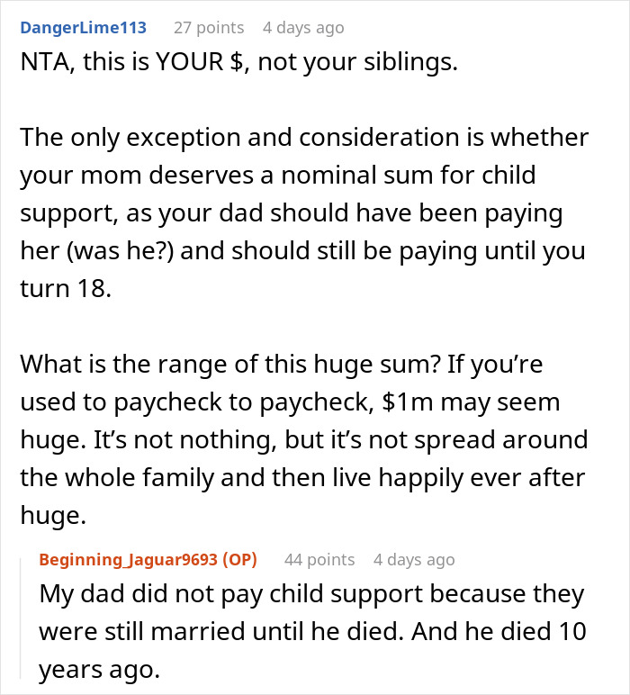 Teen Unexpectedly Inherits A ‘Crazy’ Inheritance From Dad, Drama Ensues When Mom Finds Out Teen Unexpectedly Inherits A ‘Crazy’ Inheritance From Dad, Drama Ensues When Mom Finds Out
