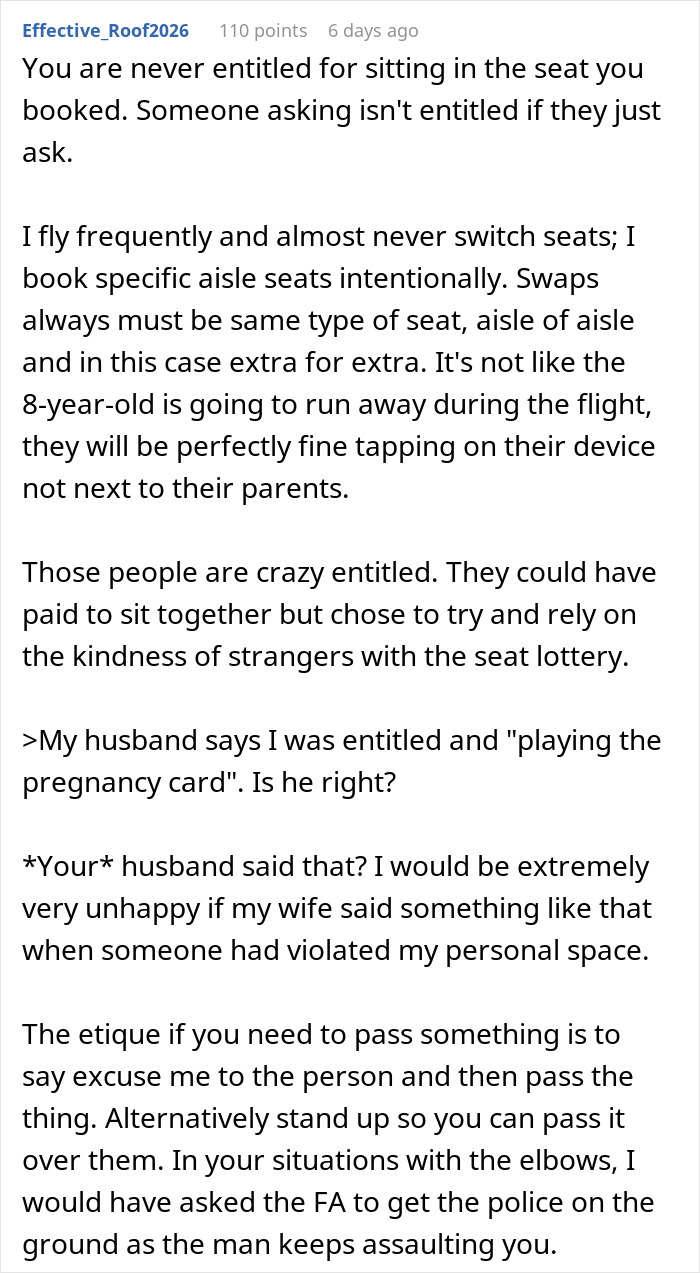 Heavily Pregnant Woman Refuses To Give Up Her Seat, Other Passengers Make Her Flight Miserable Heavily Pregnant Woman Refuses To Give Up Her Seat, Other Passengers Make Her Flight Miserable