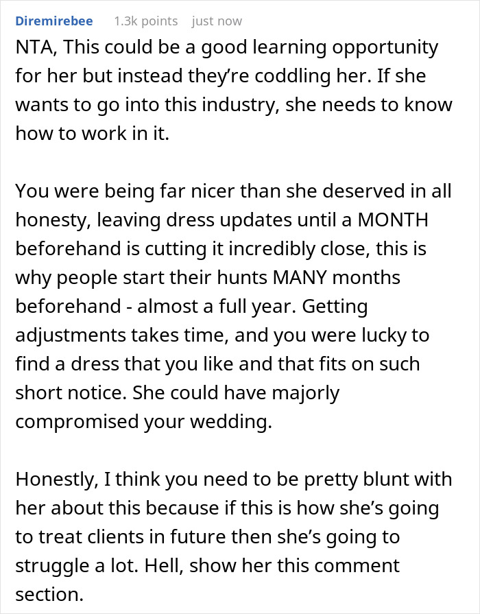 “[Am I The Jerk] For Not Wearing The Wedding Dress My Stepsister Handmade For Me?”