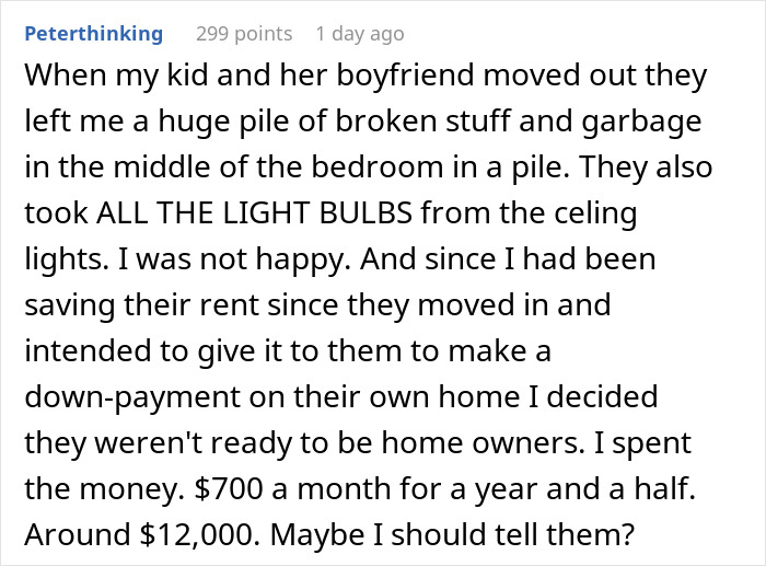 Woman Refuses To Buy Previous Tenant's Stuff, Hoping She'll Leave It Anyway, Comes To Regret It Woman Refuses To Buy Previous Tenant's Stuff, Hoping She'll Leave It Anyway, Comes To Regret It