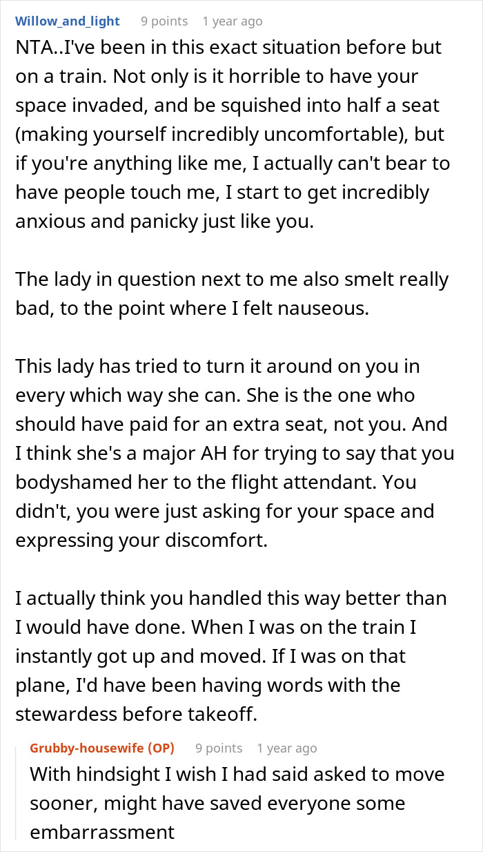 Person Gets Trapped By A Plus-Size Woman On A Flight, Makes Her Cry After Asking To Switch Seats Person Gets Trapped By A Plus-Size Woman On A Flight, Makes Her Cry After Asking To Switch Seats